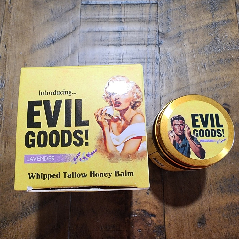 Evil Goods Whipped Tallow Honey Balm Lavender Grass-Fed Manuka Honey Skincare